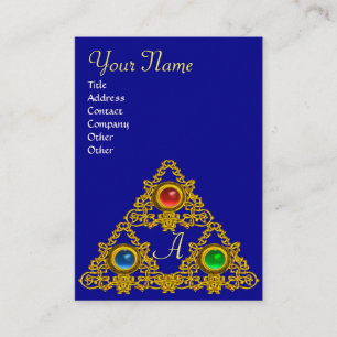 MAGIC ELFIC TALISMAN MONOGRAM BUSINESS CARD