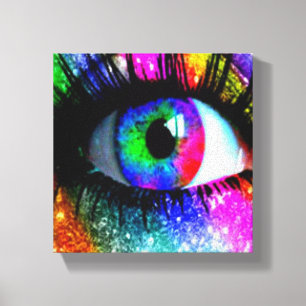 Magic eye canvus canvas print