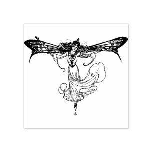Magic fairy rubber stamp