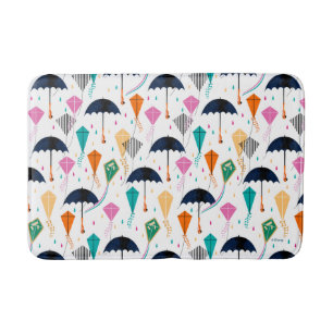 Magic Fills the Air Kite Pattern Bath Mat