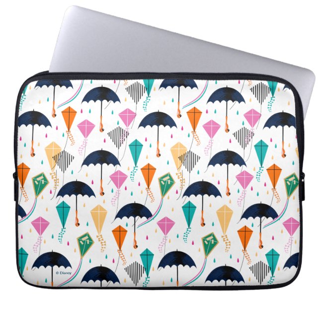 Magic Fills the Air Kite Pattern Laptop Sleeve (Front)
