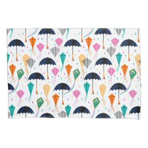 Magic Fills the Air Kite Pattern Pillowcase
