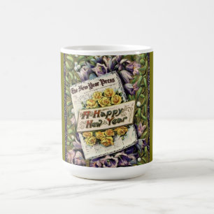 Magic Fleurs de l'époque victorienne joyeuse Mug du Nouv