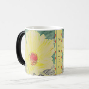 Magic Floral avec nom Mug