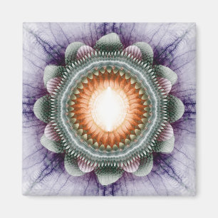 Magic floral ornament magnet