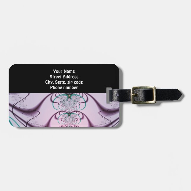 Magic Flower Bag Tags - Customized (Front Horizontal)