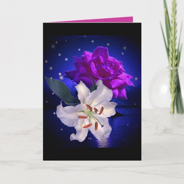 Magic Flowers Card (Front)