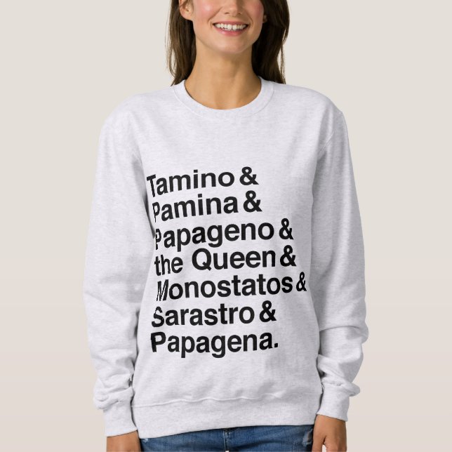 Magic Flute characters shirt (Front)