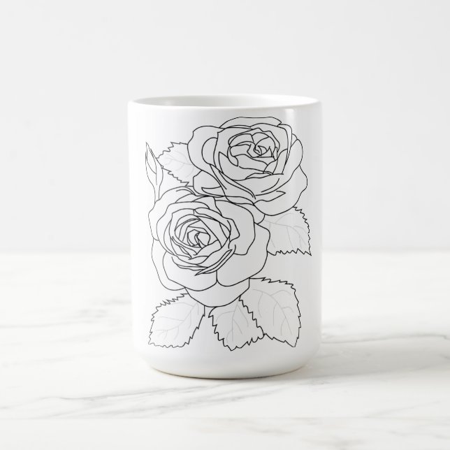 Magic Fonction et administration Mug floral (Centre)