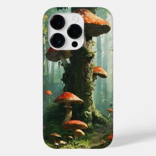 magic forest, fly agaric, fairy forest, magic mush Case-Mate iPhone 14 pro case