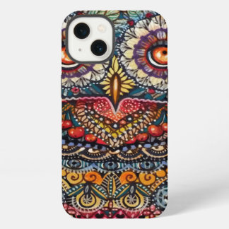 Magic graphic owl painting iPhone 13 case