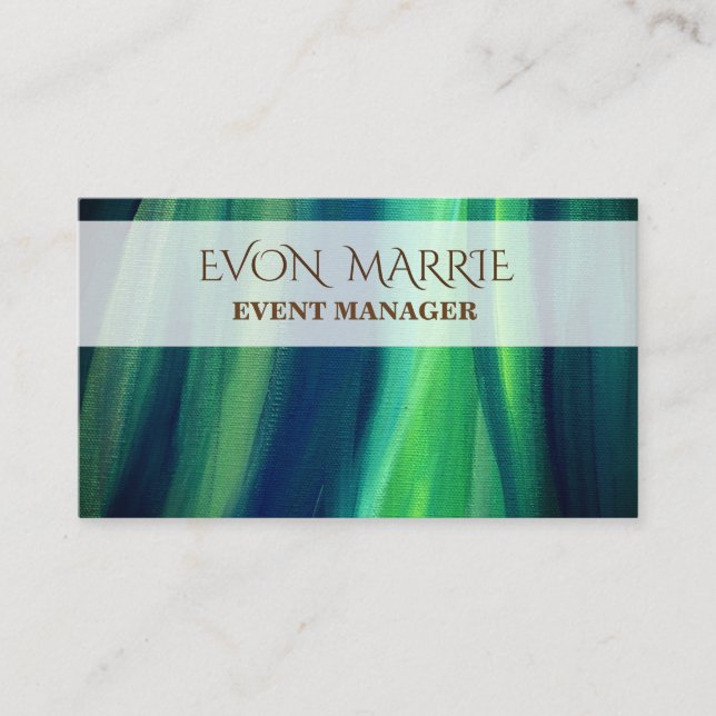 Magic Green Busines Card (Front)