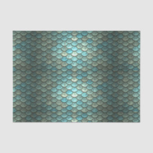 Magic Green Dragon Scale Fantasy Gift Tissue Paper