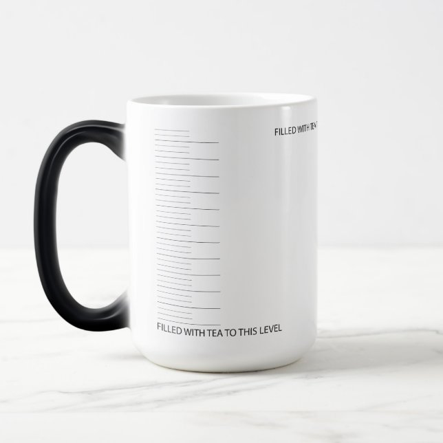 Magic Grosse Mug de thé amusant - Morphage (Gauche)