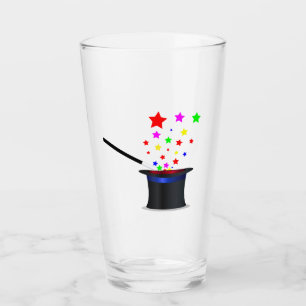 Magic Hat And Wand Glass