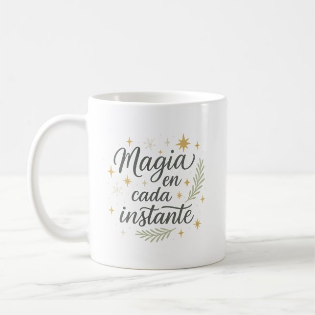 ✨ Magic in Every Instant - Christmas Design Coffee Mug (Left)
