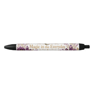 Magic in the Everyday (White) Black Ink Pen