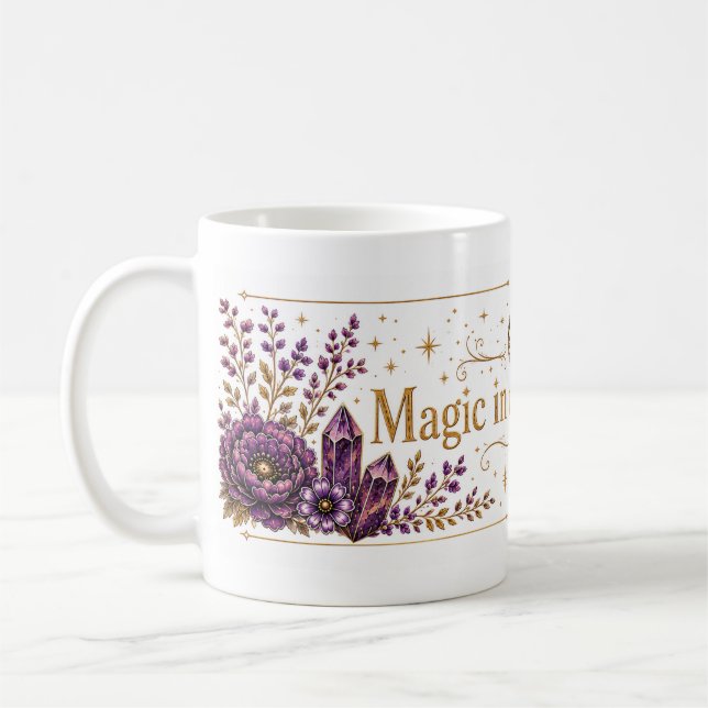 Magic in the Everyday (White) Coffee Mug (Left)