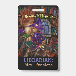 Magic In the Library 'Reading is Magical' Badge