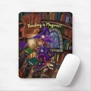 Magic In the Library 'Reading is Magical' Mouse Pad
