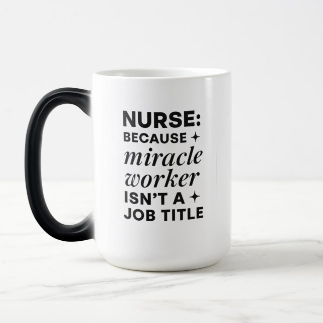 Magic Infirmière Miracle Worker mug (Gauche)