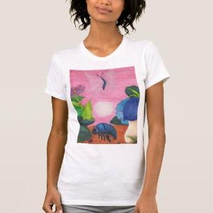Magic Insect Butterfly Transformation Illustration T-Shirt
