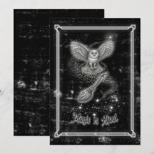 Magic is Afoot Midnight Samhain Witchcore Card