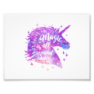 Magic is all around us - Choose background color Photo Print