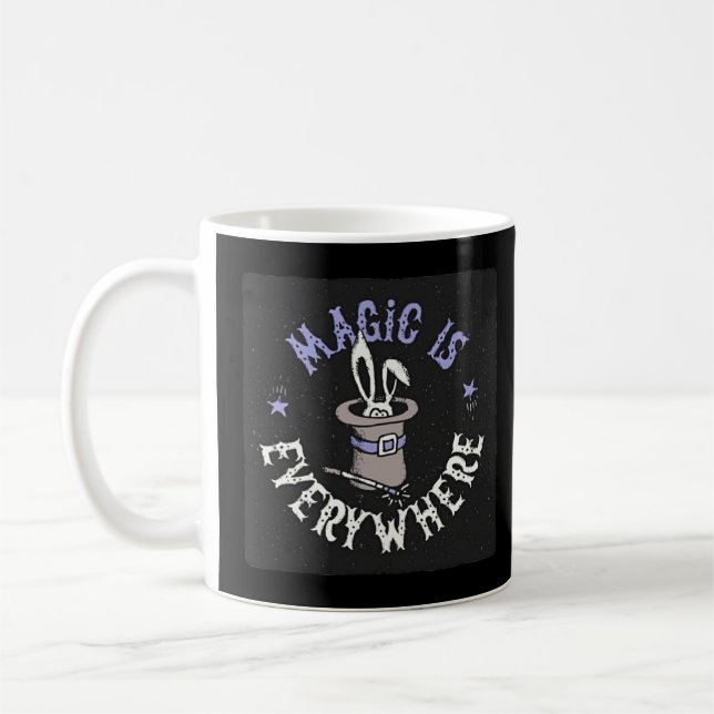 Magic Is Everywhere – Retro Fun Coffee Mug (Left)