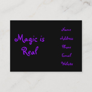 Magic is Real-business cards