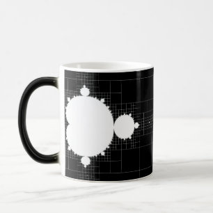 Magic Le fameux Mandelbrot mis blanc sur la Mug de café
