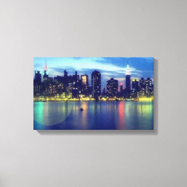 Magic Lights Canvas Print (Front)