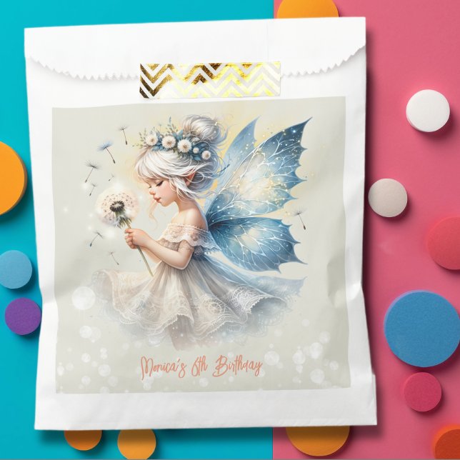 Magic little Fairy silhouette kids birthday Favour Bag (Creator Uploaded)
