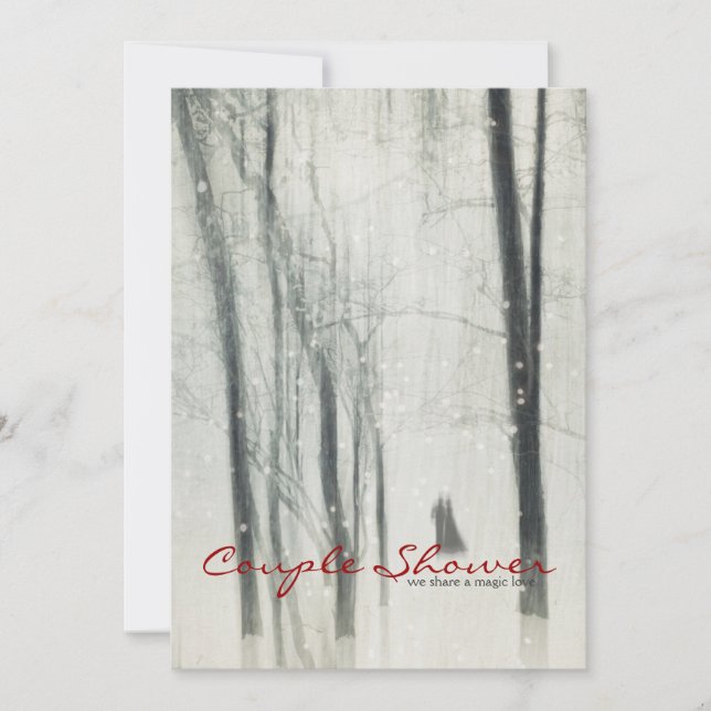 Magic Love Couple Shower Invitation (Front)
