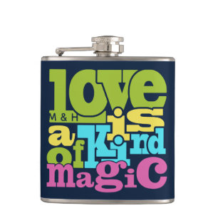Magic Love flacon monogramme personnalisé