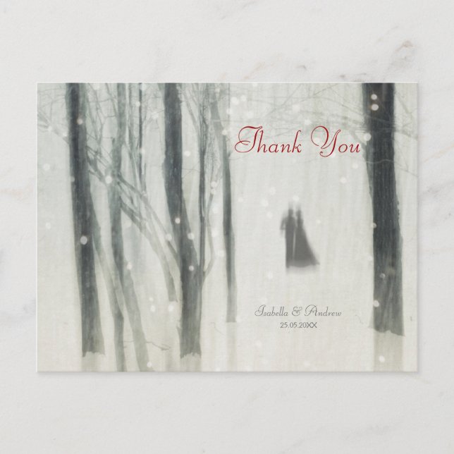 Magic Love Wedding Thank You Card (Front)