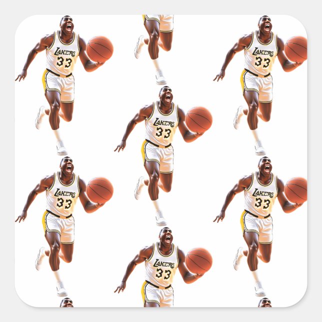 Magic Man 33 Square Sticker (Front)