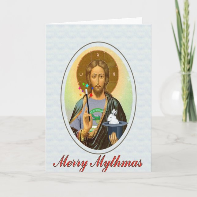 Magic Man Holiday Card (Front)