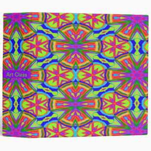 Magic Marker Kaleidoscope Binder