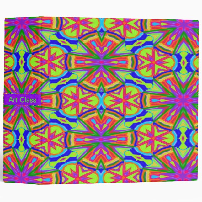 Magic Marker Kaleidoscope Binder (Front/Spine)