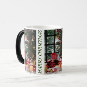 Magic MARRY CHRISTMAS CAFÉ MUG à deux tons