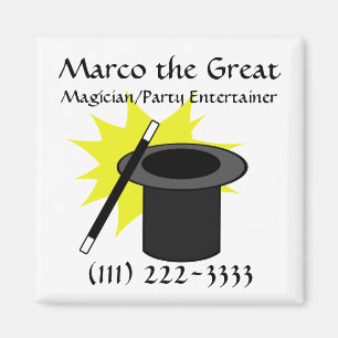 Magic Me/ Magician's Hat Magnet