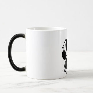 Magic Mignonne Mug de chien noir et blanc