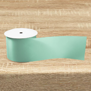 Magic Mint Solid Colour Satin Ribbon
