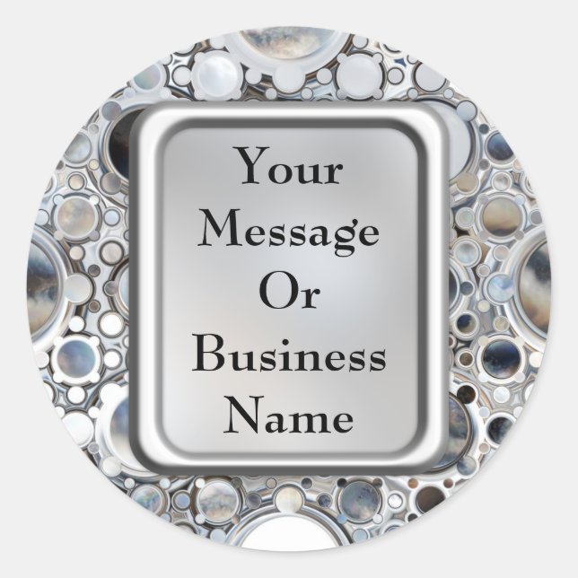 Magic Mirrors Classic Round Sticker (Front)