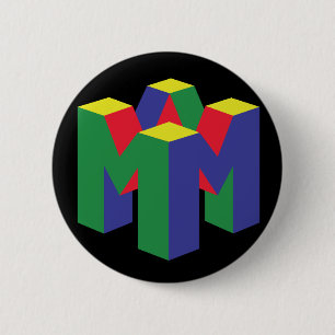 MAGIC MIZZLE 2 INCH ROUND BUTTON
