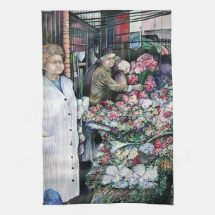 Magic Moment in Misloc Market Kitchen Towel