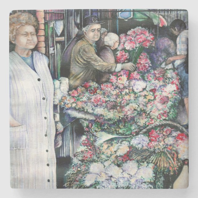 Magic Moment in Misloc Market Stone Coaster (Front)