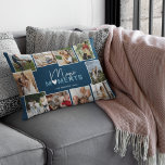 Magic Moments Photo Collage Family Accent Pillow<br><div class="desc">Display some of your magic moments captured on camera with this modern photo collage and personalized pillow. Simply upload 10 of your most favourite pictures and change the text. Background can be changed to any colour to suit your home decor.</div>