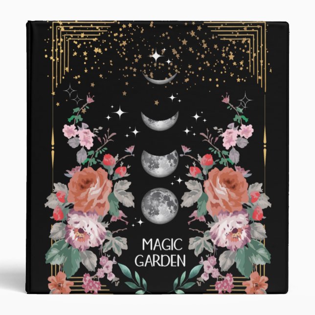 Magic Moon Garden  Binder (Front)